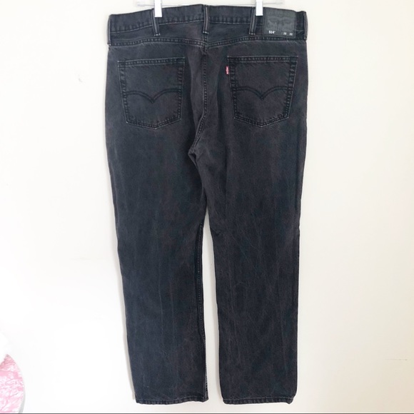 Levi's Other - Levis 514 Black Jeans Sz Mens 38 x 32